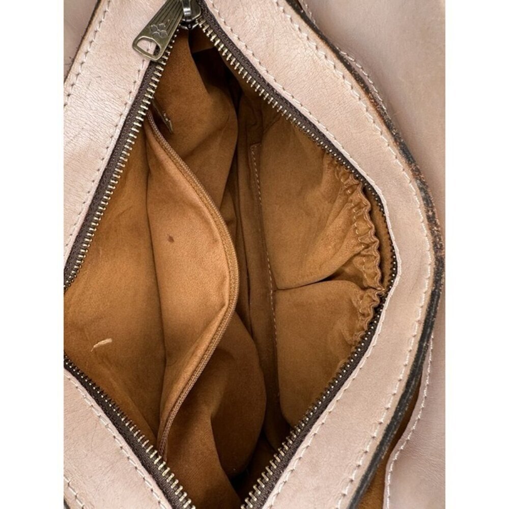 Patricia Nash Rienzo Satchel Tooled Leather Purse - Light Pink Pre-owned - Picture 9 of 12